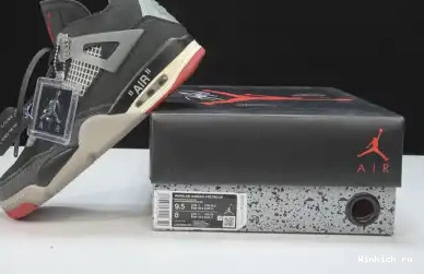 'BRED' OF 4 X 2020 RED JORDAN BLACK AIR  0603